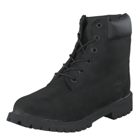 6 Inch Premium Waterproof Black Nubuck Mono