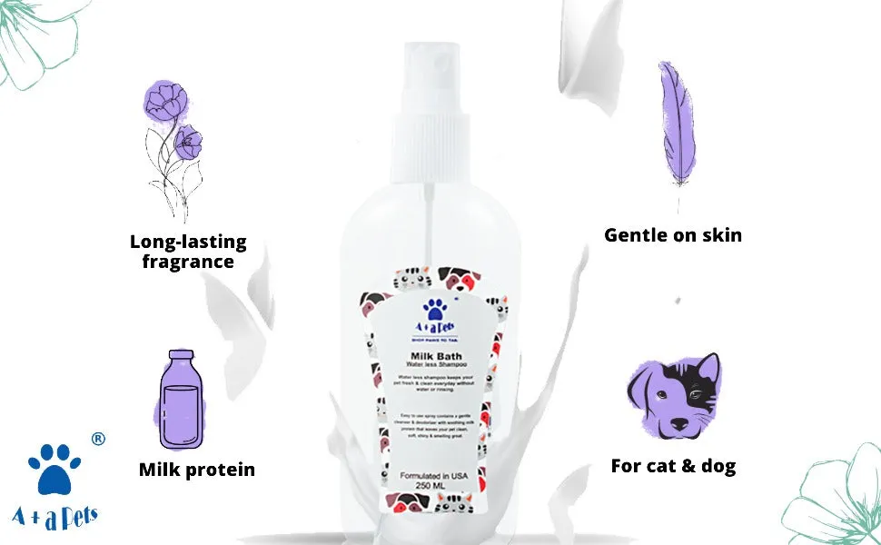 A A Pets' Milk Bath Dry Shampoo For Pets