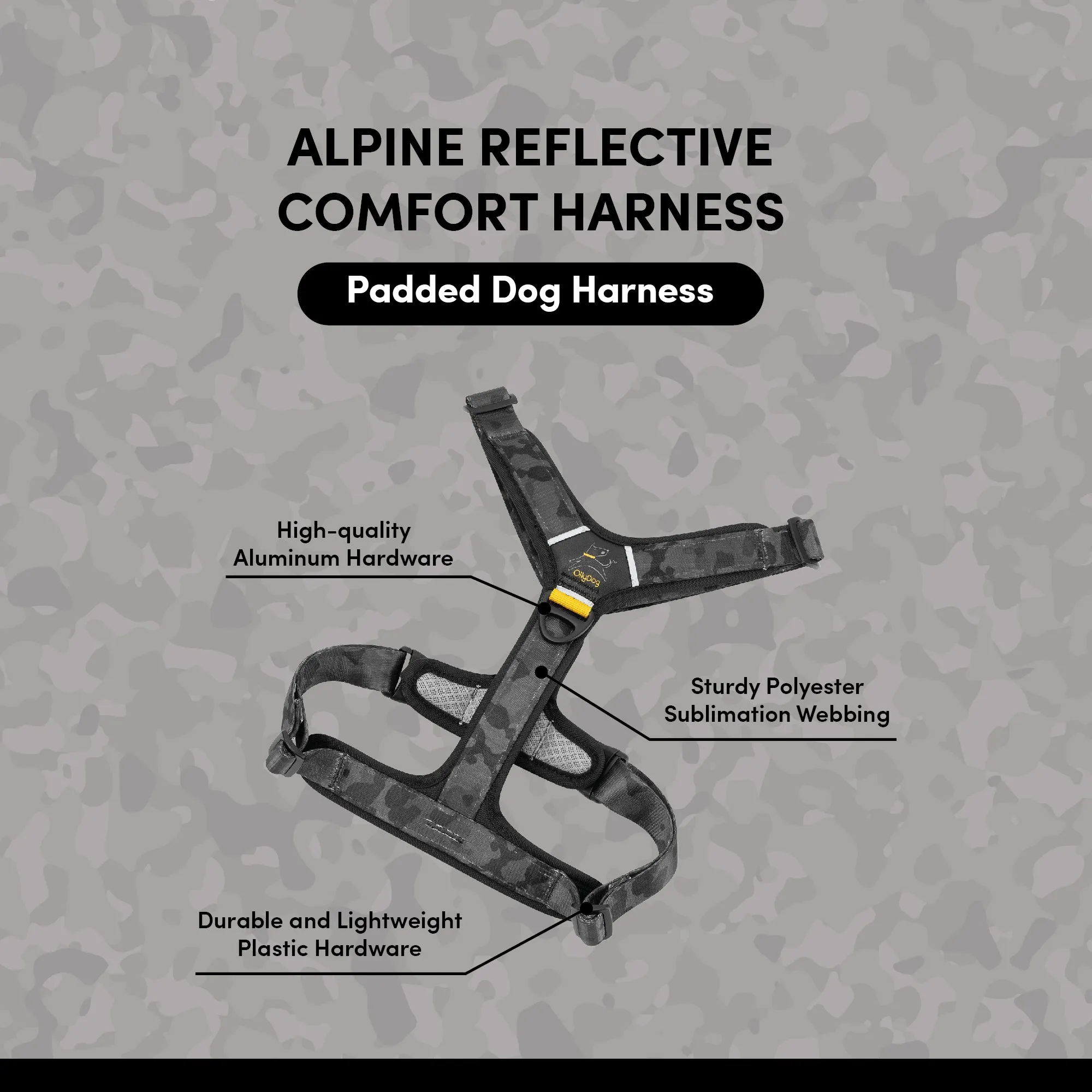 Alpine Reflective Comfort Harness | Padded Dog Harness