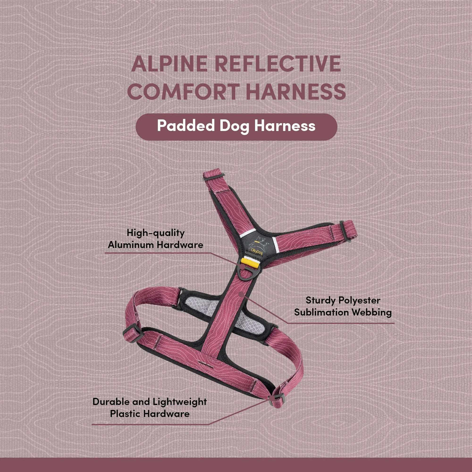 Alpine Reflective Comfort Harness | Padded Dog Harness