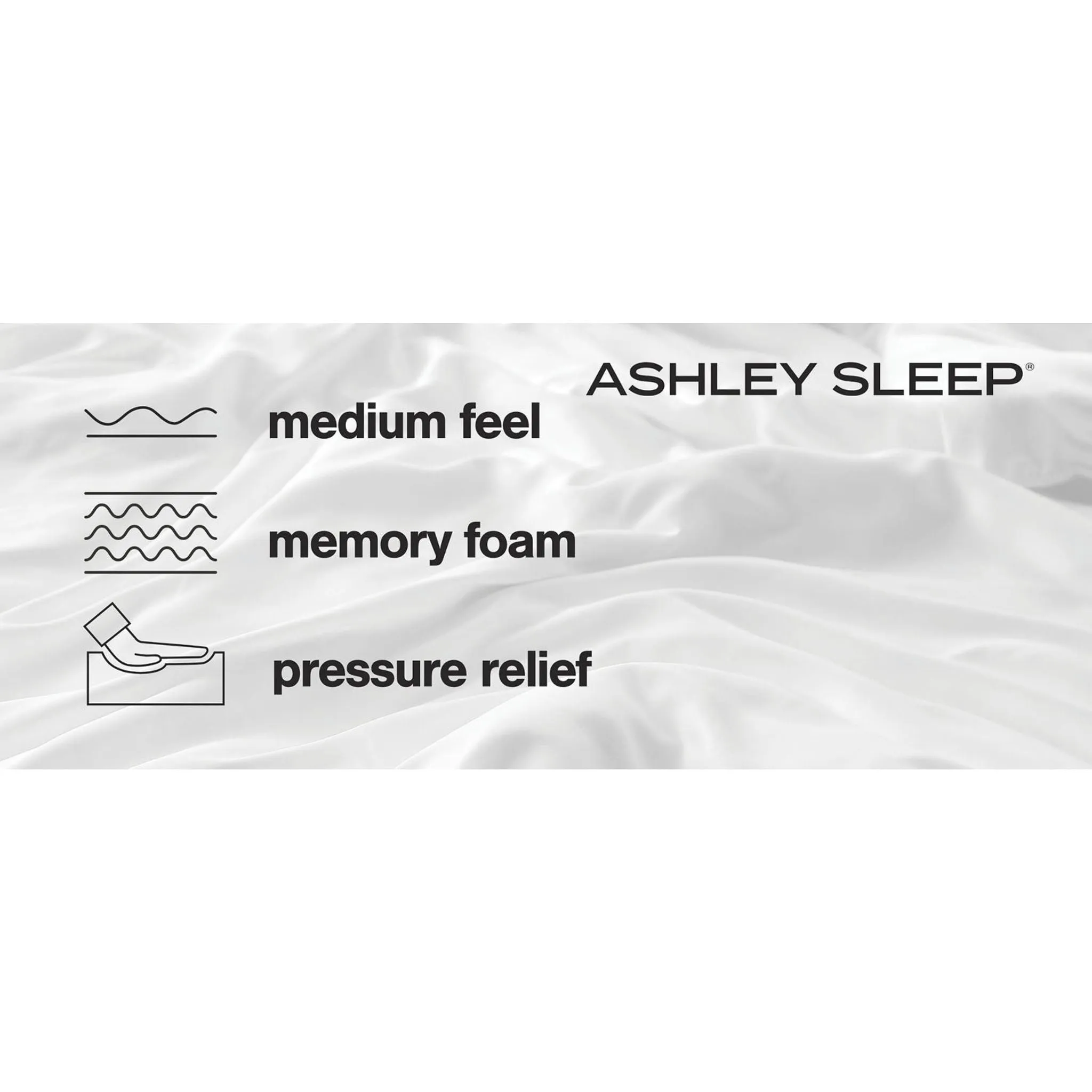 Ashley Sleep Chime 8 inch Memory Foam Mattress In A Box