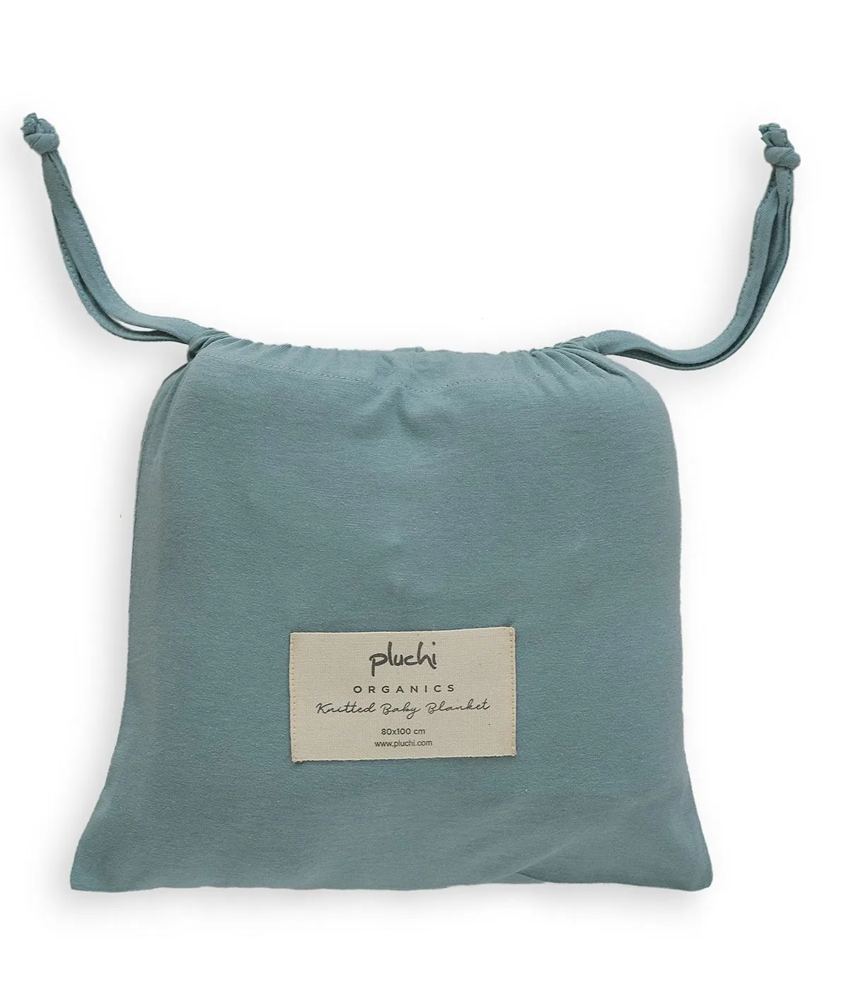 Bugs Bunny Dull Blue & Ivory 100% Organic Cotton Knitted All Seasons AC Blanket for Babies