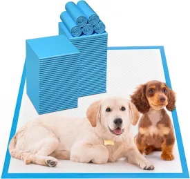 Bulubaky Upgrade Leak-Proof Pet Training and Puppy Pads, XXXL 30"x36" Pee Pads for Dogs with Thicken Polymer Heavy Absorbency, Quick Dry Disposable Pee Pads for Cats Dogs Rabbit Parrots