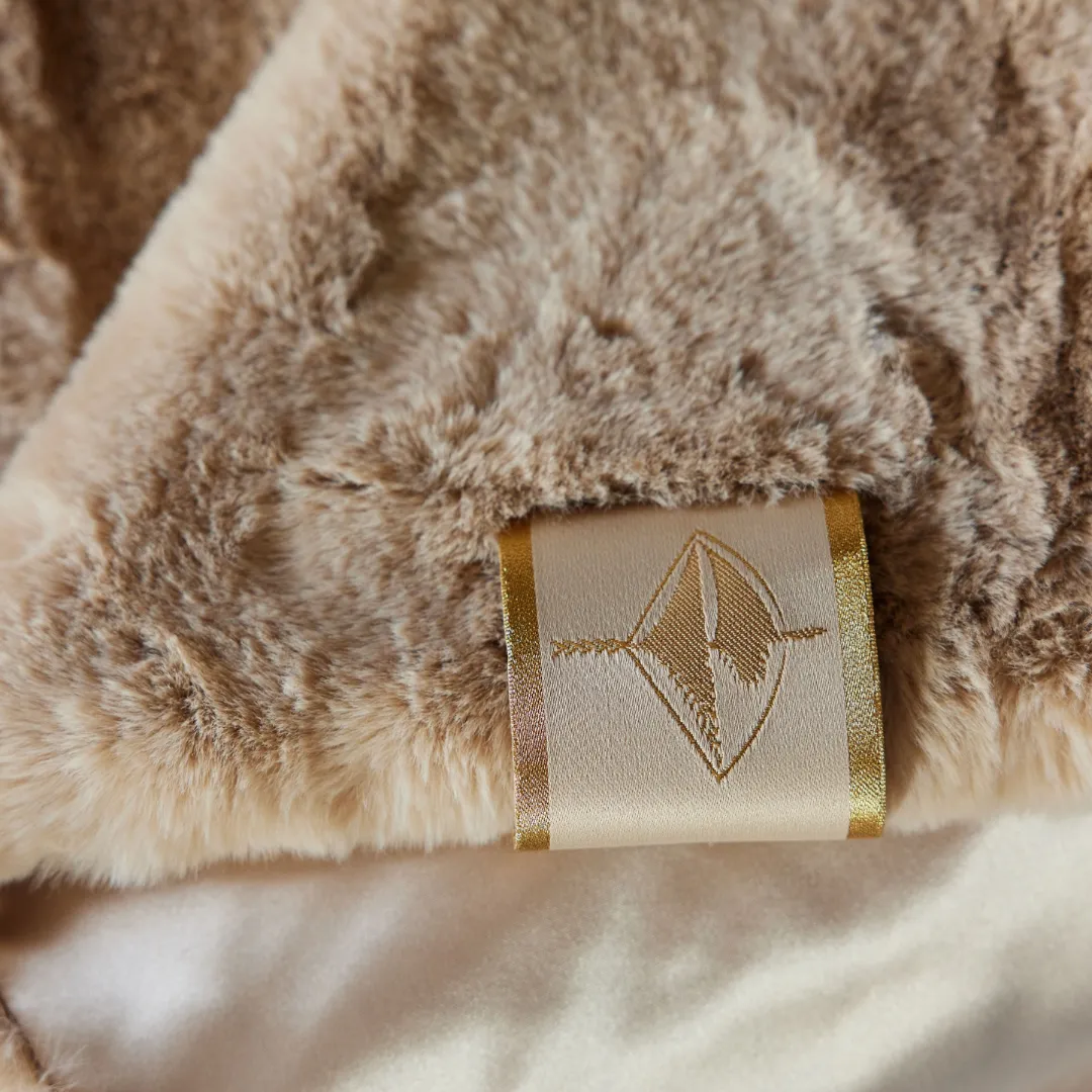 Camel TS Luxe Long Lap Blanket