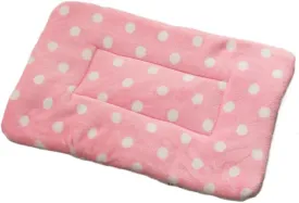 Cat Blankets for Indoor Cats,Cozy Calming Cat Blanket,Flannel Soft Cat Sleeping Blanket for Indoor Cats Calming Thick, Ultra Soft Pet Bed Mat (15. Pink Polka dots, M(19 * 12 in))