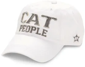 Cat People White Snapback Cat Hat