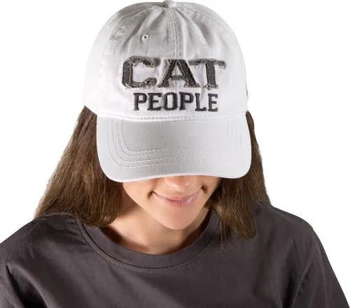 Cat People White Snapback Cat Hat