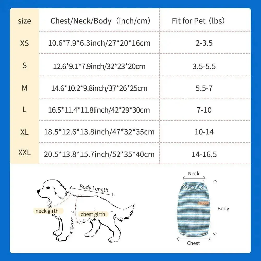 Cool in Style: Designer Cooling Vest for Small Dogs!