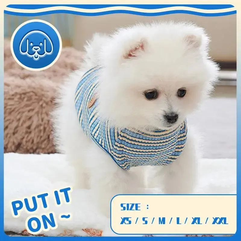 Cool in Style: Designer Cooling Vest for Small Dogs!