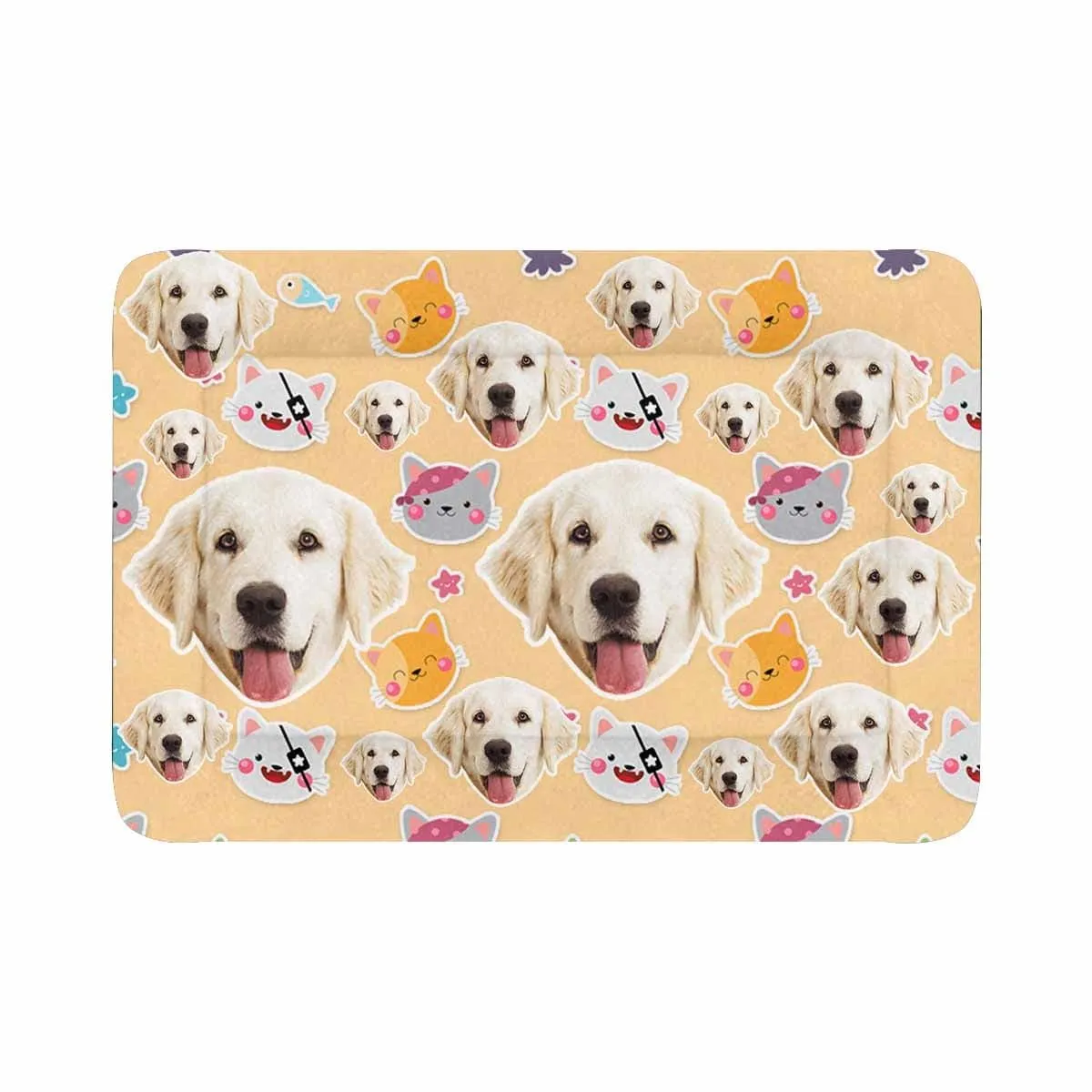 Custom Face Cat Cookies Pet Pad