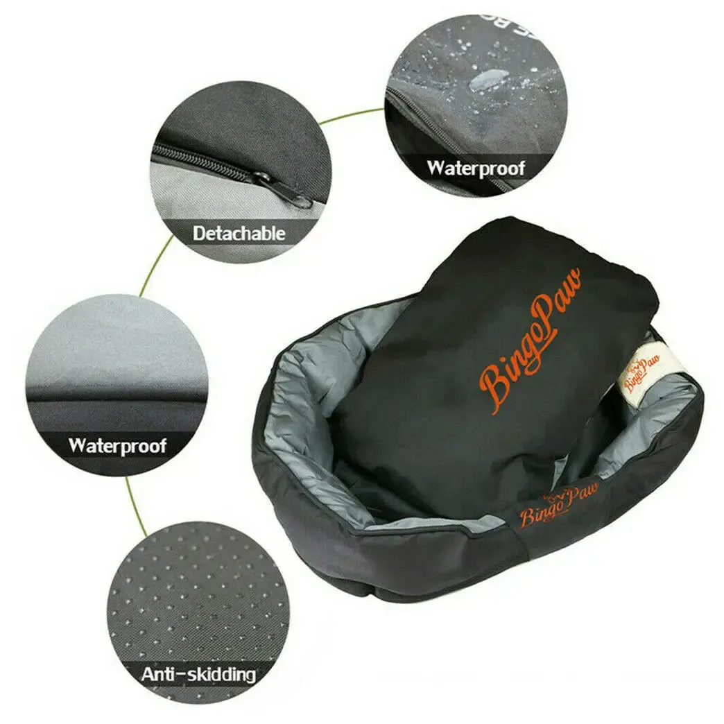 Dog Bed Waterproof XXL Extra Large Jumbo Orthopedic  Dog Bed Pet or Mat Kennel Washable Basket Pillow Comfy Bed that Dogs Love! (USA Stock)