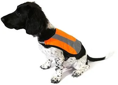 DOG COAT REFLECTIVE ORANGE