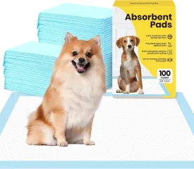 Dog Pee Pads: Super Absorbent & Leak-Proof Puppy Pads - Thicken Disposable Dog Training Pads Potty Pads for Dogs - Extra Large Pee Pads for Doggie Cats Rabbits Quick Dry 28''x34'' Pack of 100