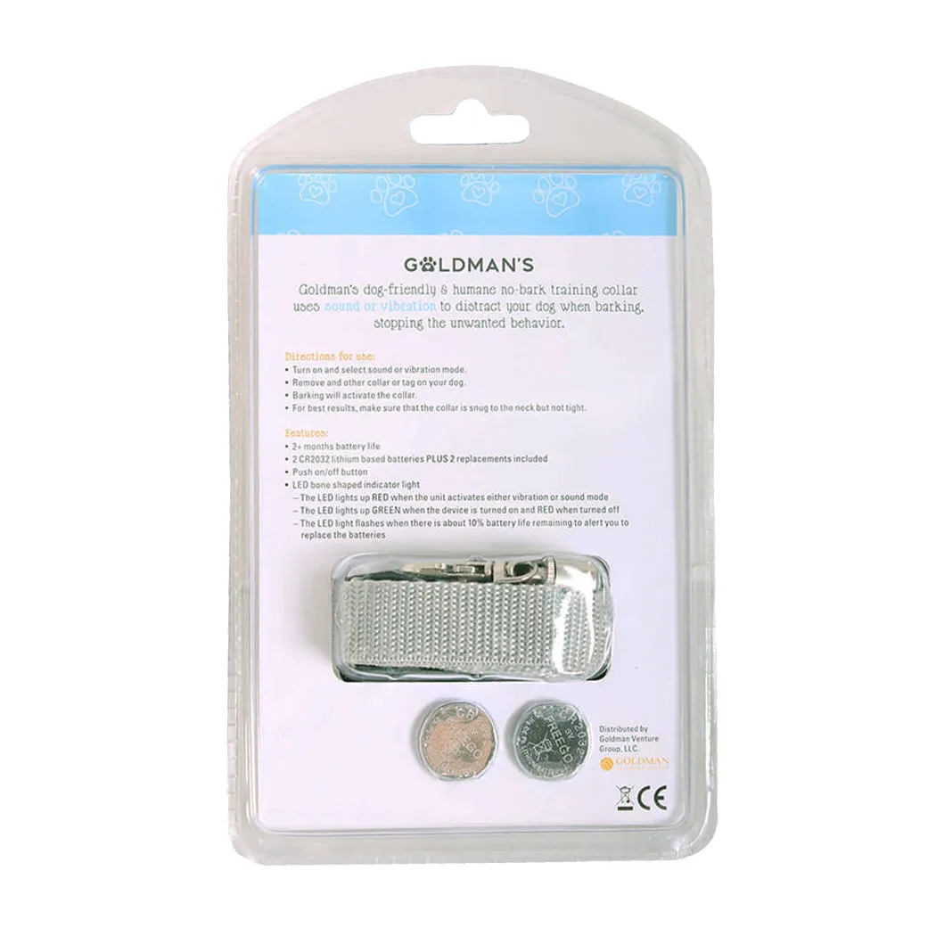 Goldman's Large Dog-Friendly No-Bark Collar - Large (13-22 in.)