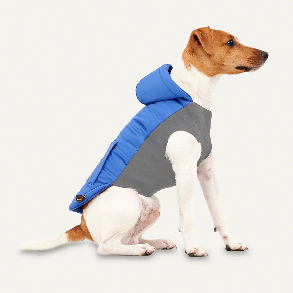 Goo-eez Hooded Signature Winter Jacket for Dogs Royal Blue