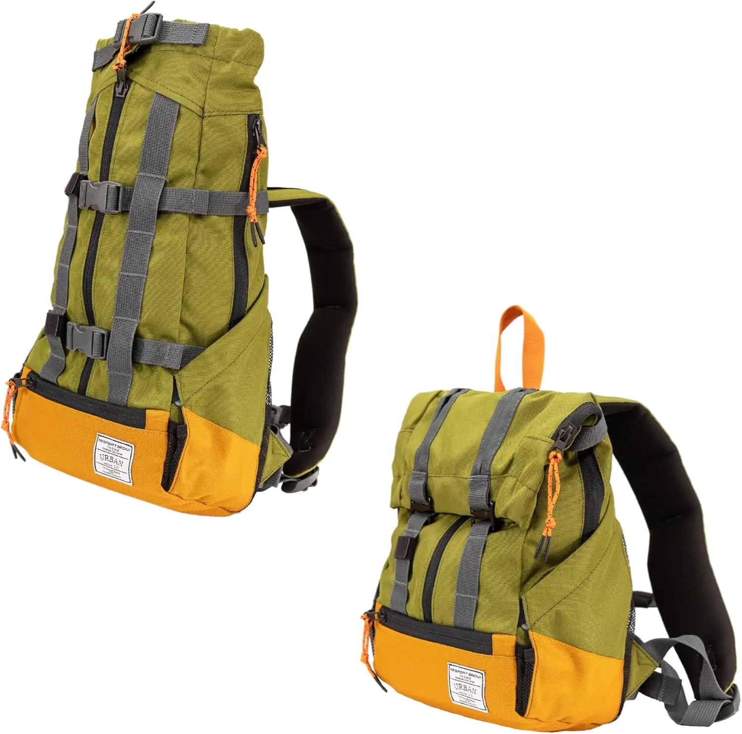 K9 Sport Sack | Dog Carrier Adjustable Backpack (Large, Urban 3 - Leafy)