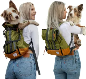 K9 Sport Sack | Dog Carrier Adjustable Backpack (Large, Urban 3 - Leafy)