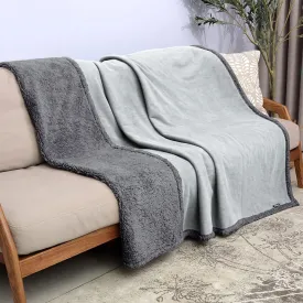 Kritter Planet Waterproof Dog Blanket, Reversible Pee Proof Couch Cover for Pets, Furniture Protector for Sofa Bed, Washable, Hair Resistant, Stain Proof
