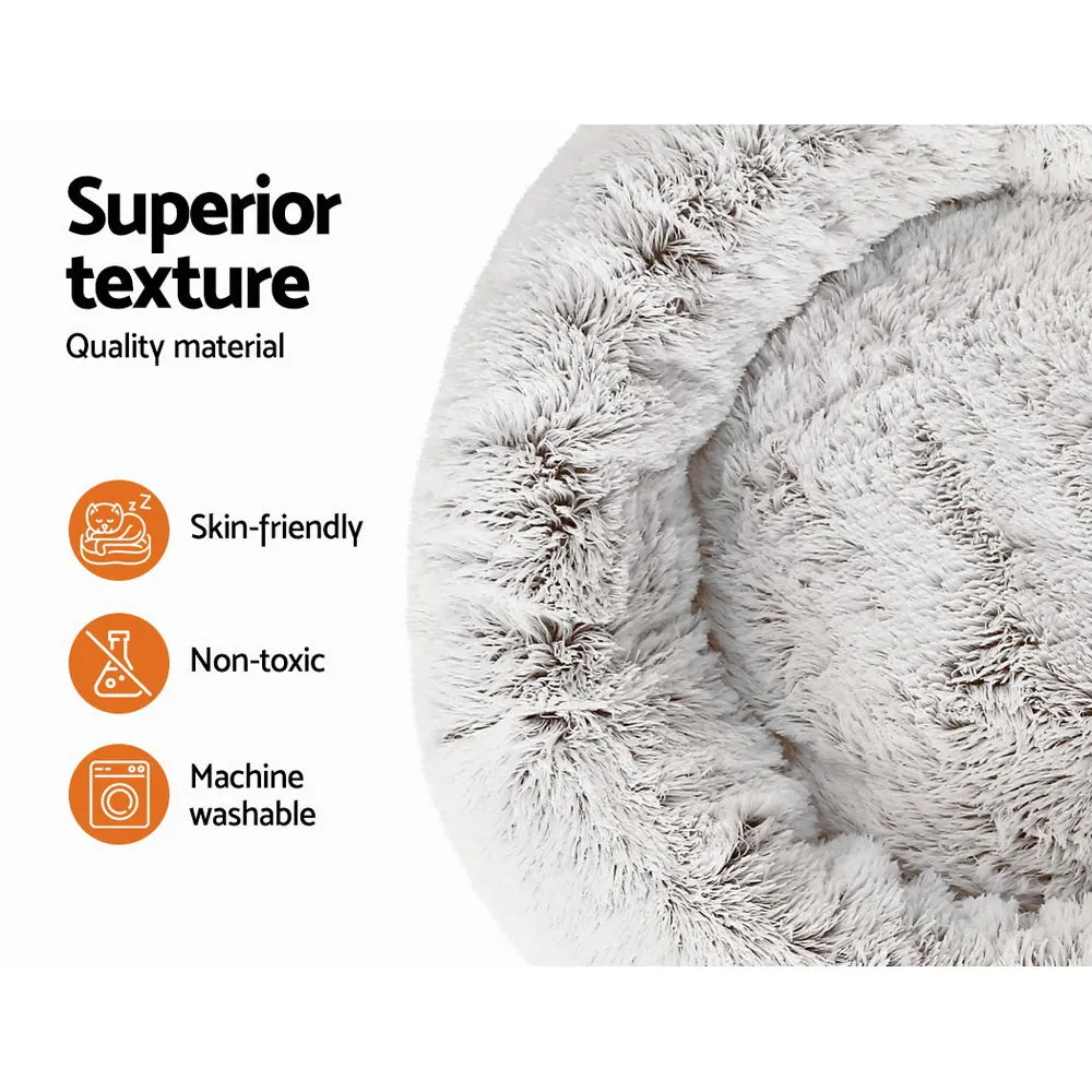 Large Non-Slip Calming Pet Bed, Washable, Soft Polyester – i.Pet