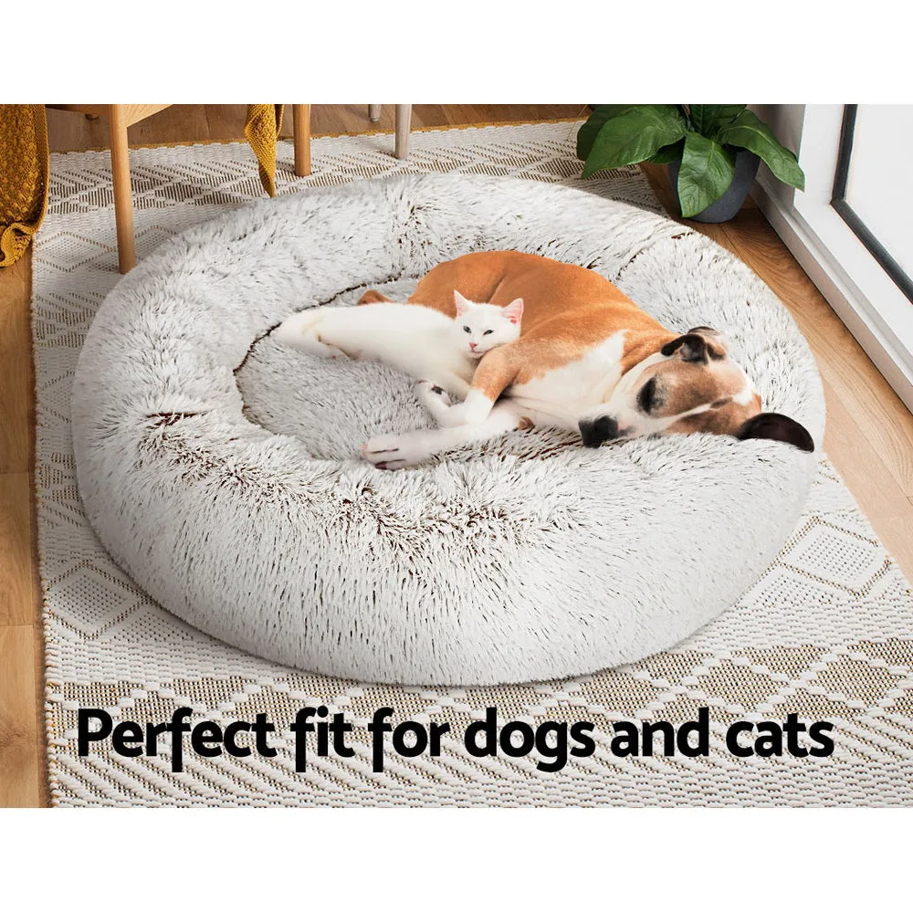 Large Non-Slip Calming Pet Bed, Washable, Soft Polyester – i.Pet
