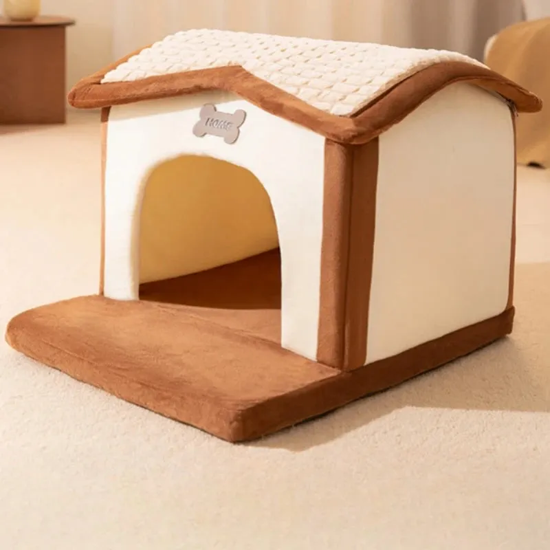 Memory Foam House shaped Pet Cave Bed