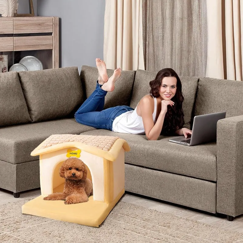 Memory Foam House shaped Pet Cave Bed
