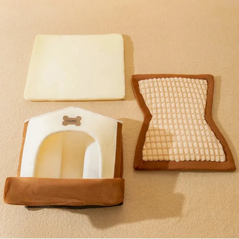 Memory Foam House shaped Pet Cave Bed