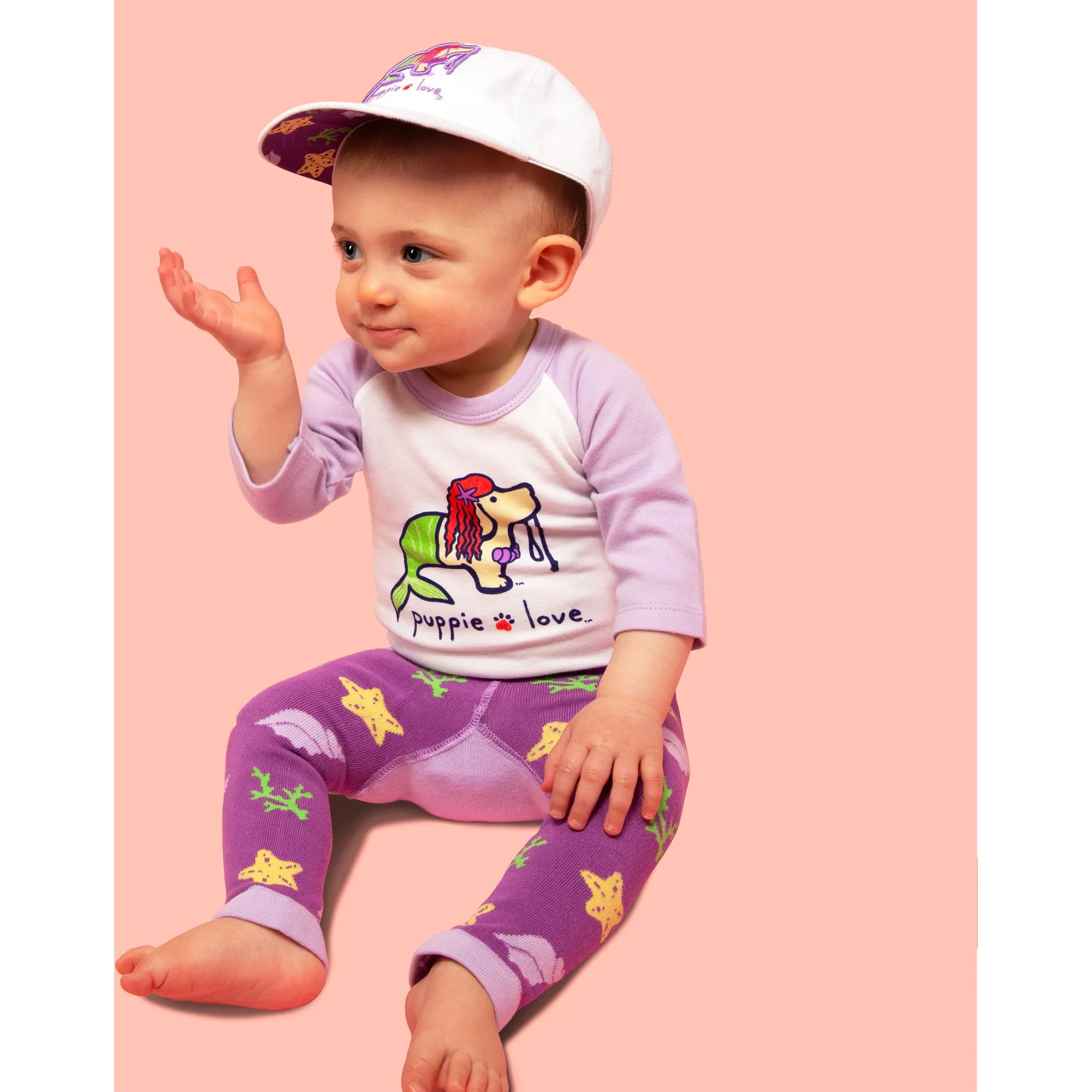 Mermaid 18"-19" Adjustable Baby Hat