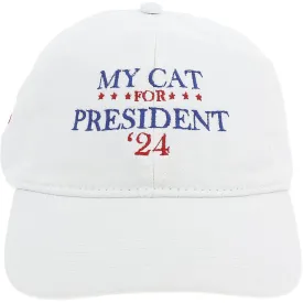 My Cat '24 White Adjustable Hat