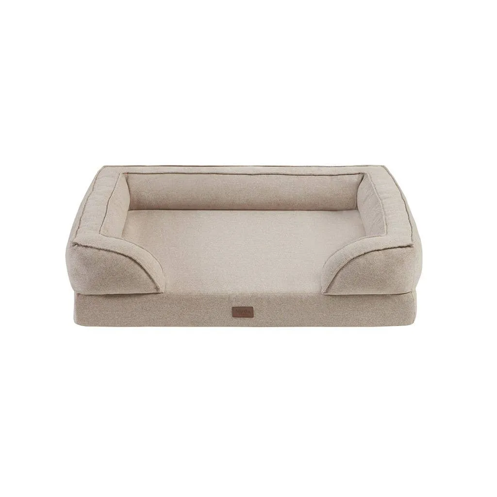 Olliix Bolstered 2-Layer Gel Memory Foam Dog Bed