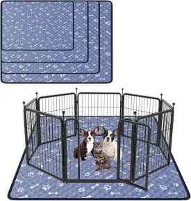 Pee Pads for Dogs Washable,Reusable Dog Pee Pads,Waterproof & Non-Slip,Used for Pet Training Pads, Whelping Pads,Crate Mats for Dog Cages, (20"x28")