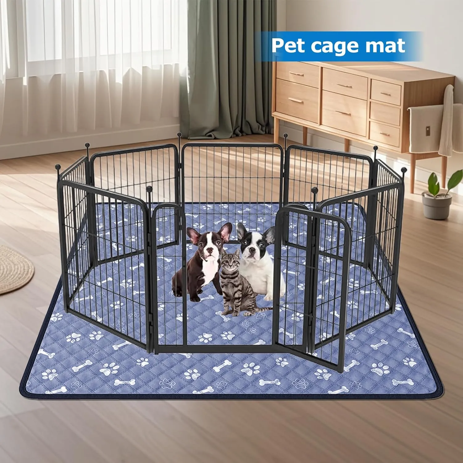 Pee Pads for Dogs Washable,Reusable Dog Pee Pads,Waterproof & Non-Slip,Used for Pet Training Pads, Whelping Pads,Crate Mats for Dog Cages, (20"x28")
