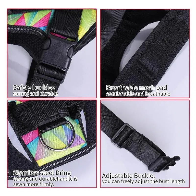 Personalized Reflective Neck Guard Dog Chest Strap