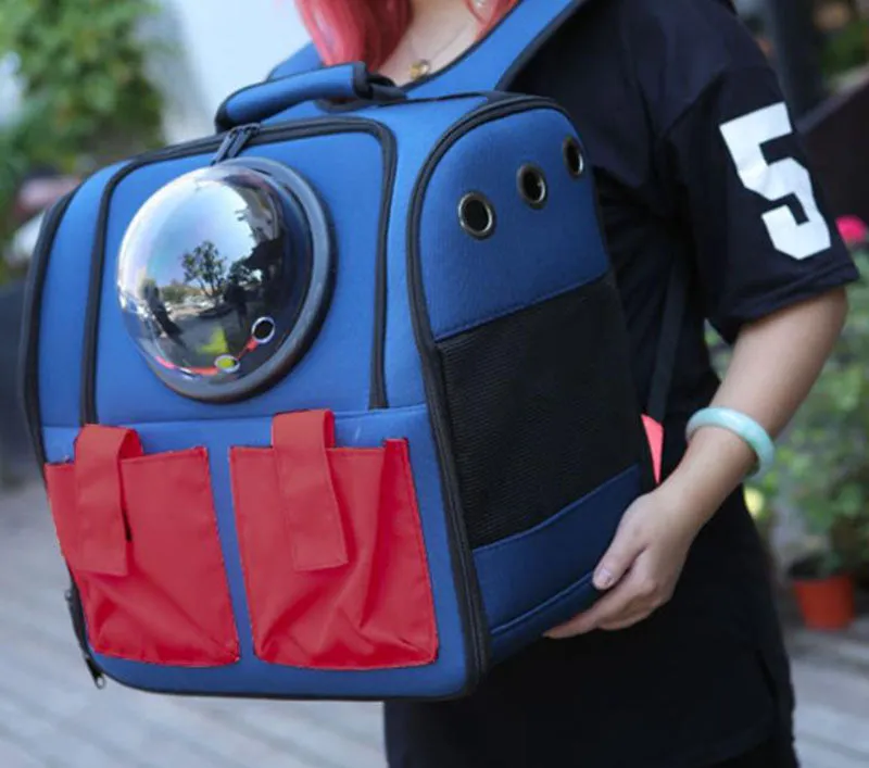 Pet breathable backpack