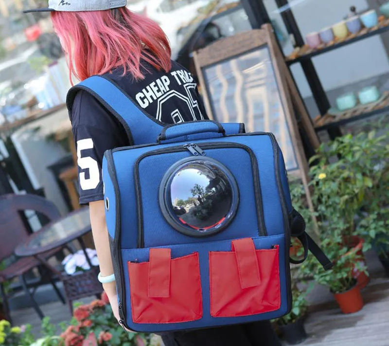 Pet breathable backpack