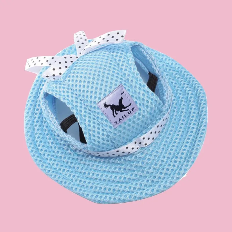 Pet Brim Sun Hat with Strap