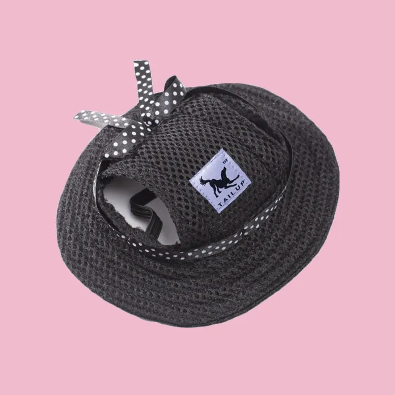 Pet Brim Sun Hat with Strap