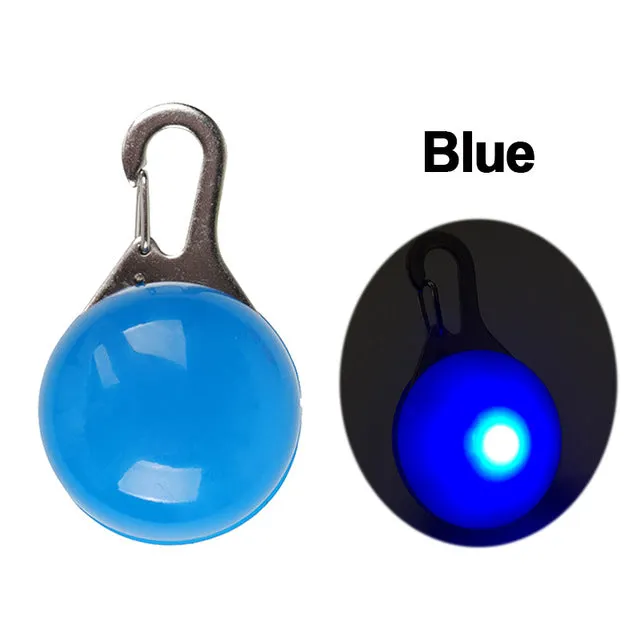 Pet Dog Flashing Nylon Safety Night Collar