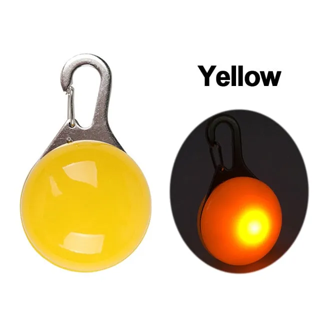 Pet Dog Flashing Nylon Safety Night Collar
