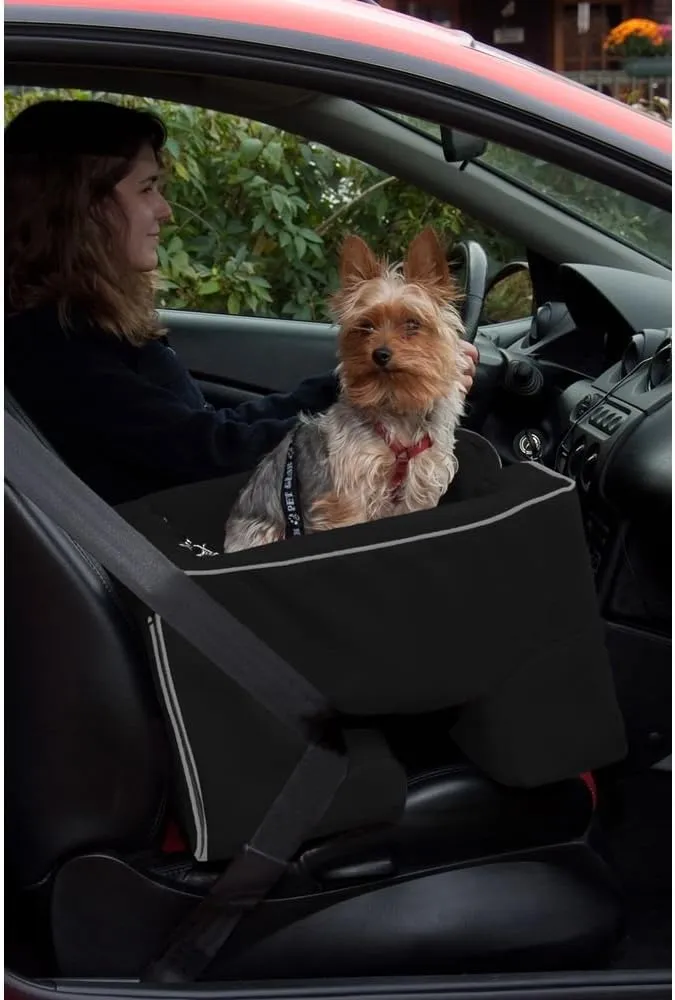 Pet Gear Lookout Booster Car Seat, Removable Comfort Pillow, Safety Tether Included, Installs in Seconds, No Tools Required, 3 Colors