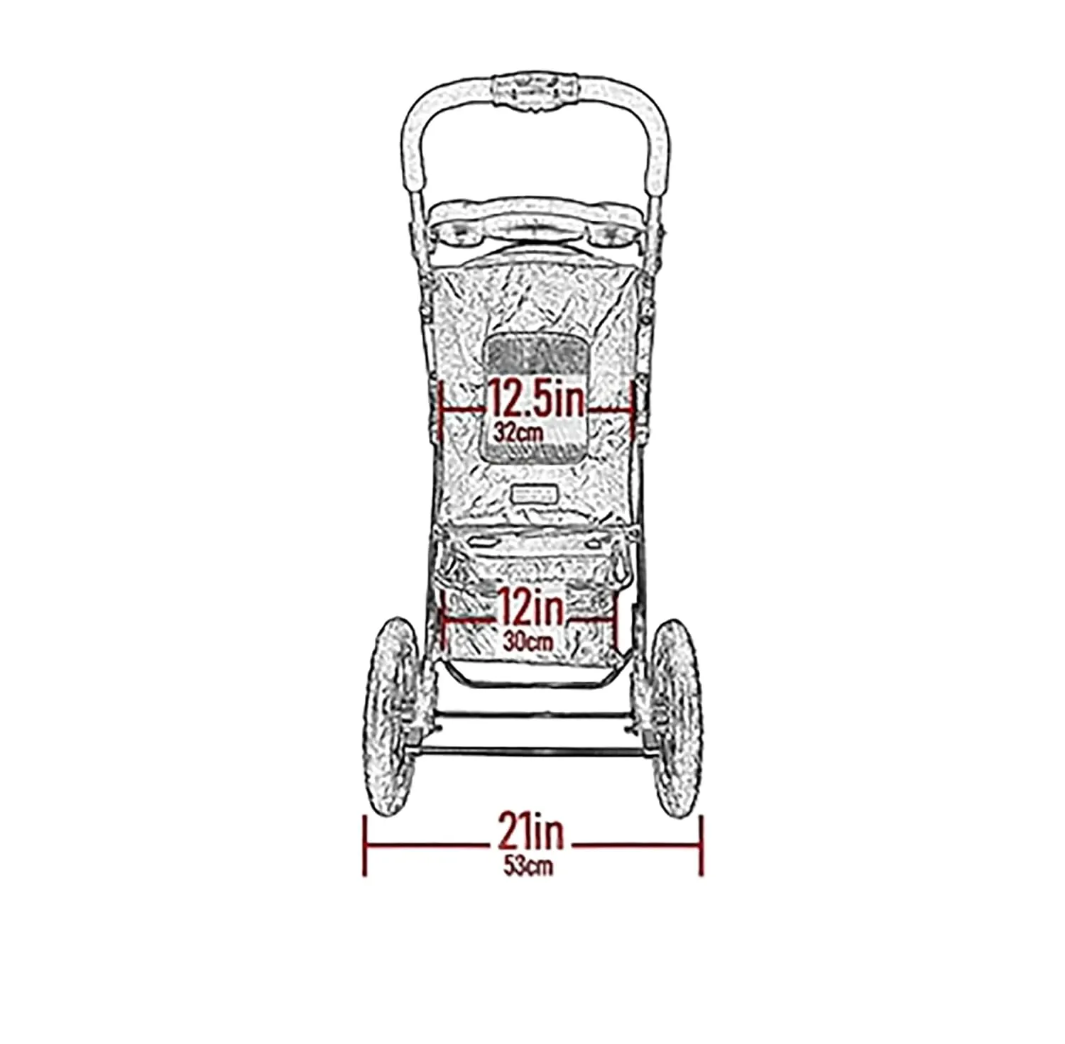 Pet Gear No-Zip Jogger Pet Stroller for Cats/Dogs, Zipperless Entry, Airless Tires, Easy One-Hand Fold, Cup Holder   Storage Basket, Hunter