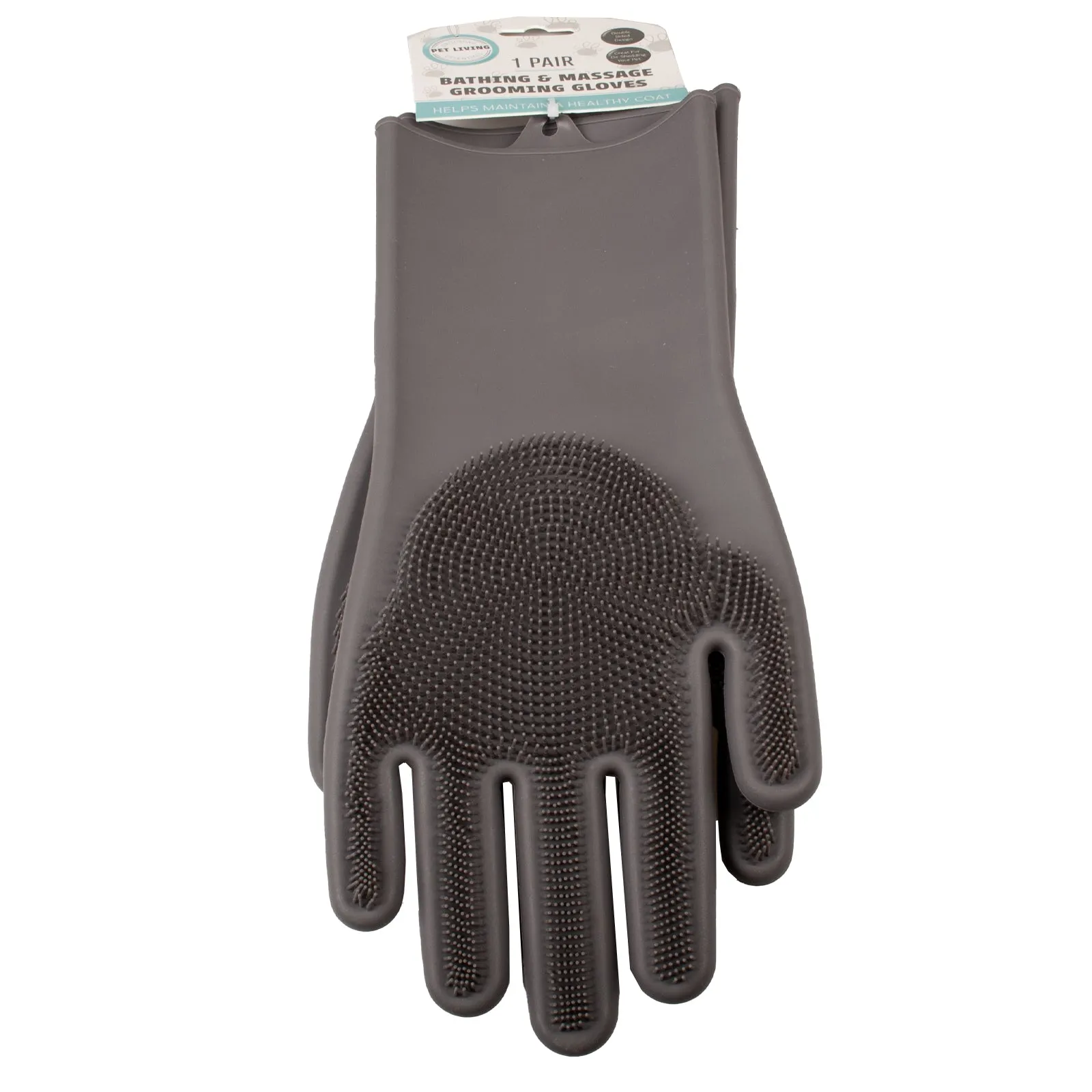 Pet Living Essentials Bathing & Massage Grooming Gloves
