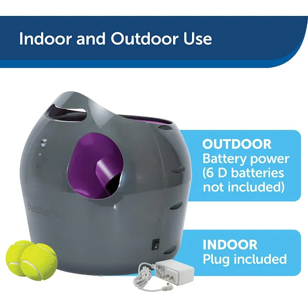 PetSafe Automatic Dog Toy Ball Launcher for Indoor & Outdoor Adjustable Range