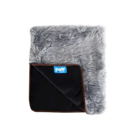 PupProtector Waterproof Throw Blanket -  Charcoal Faux Fur