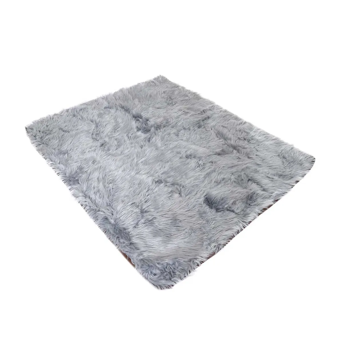 PupProtector Waterproof Throw Blanket -  Charcoal Faux Fur