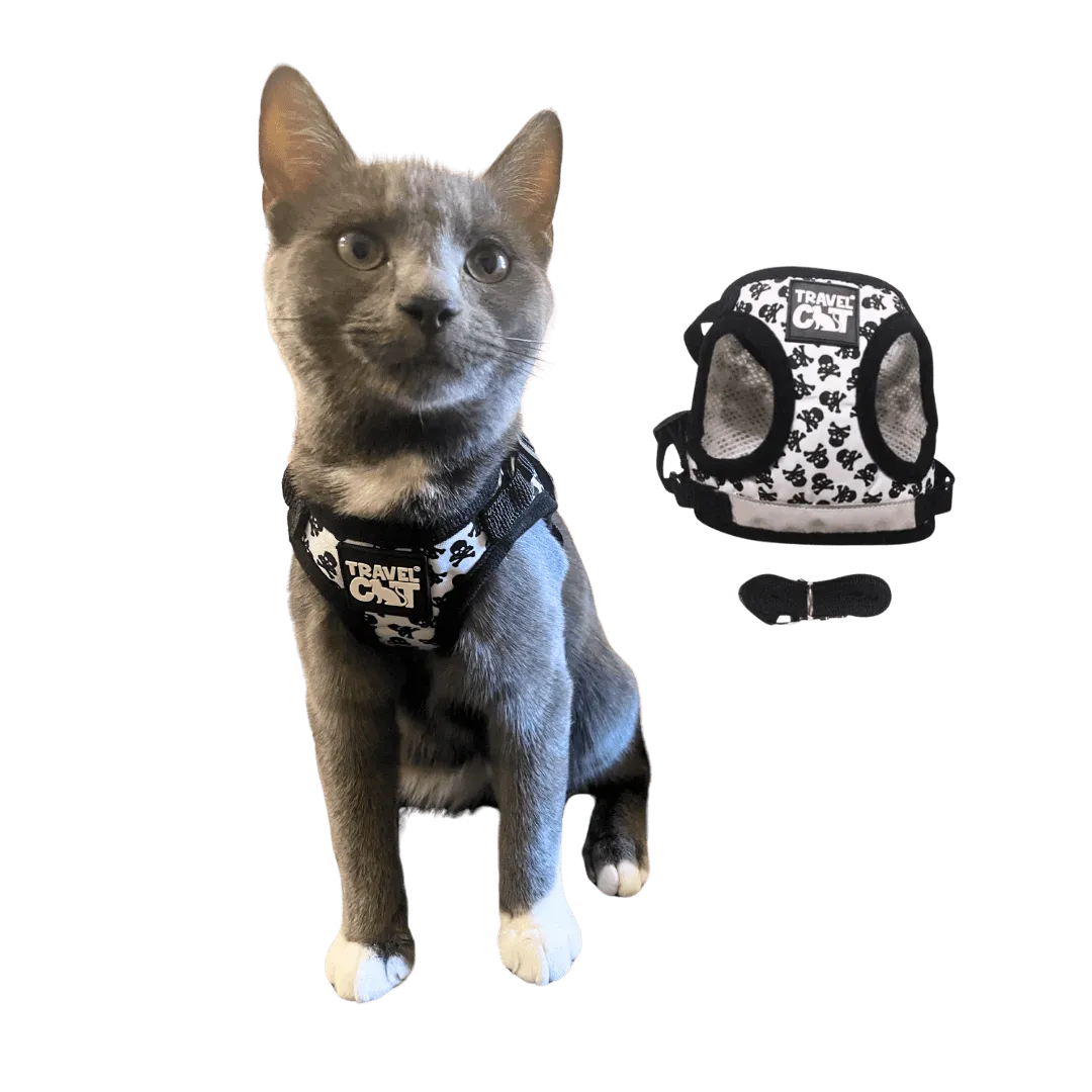 "The True Adventurer" Reflective Cat & Kitten Harness and Leash