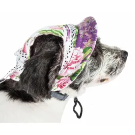 Stylish UV protection dog hat
