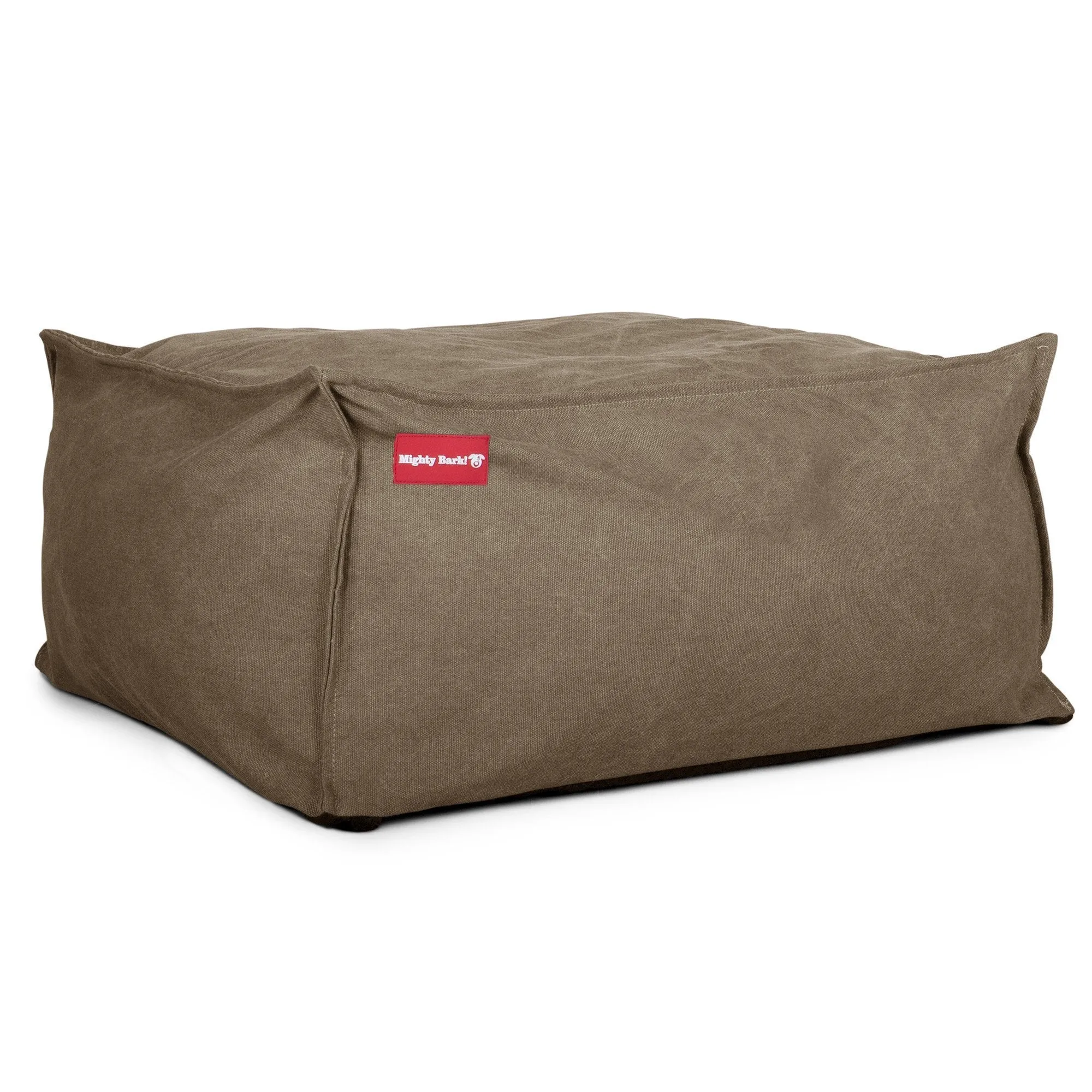 The Crash Pad  - Memory Foam Dog Bed - Stonewashed Denim Earth