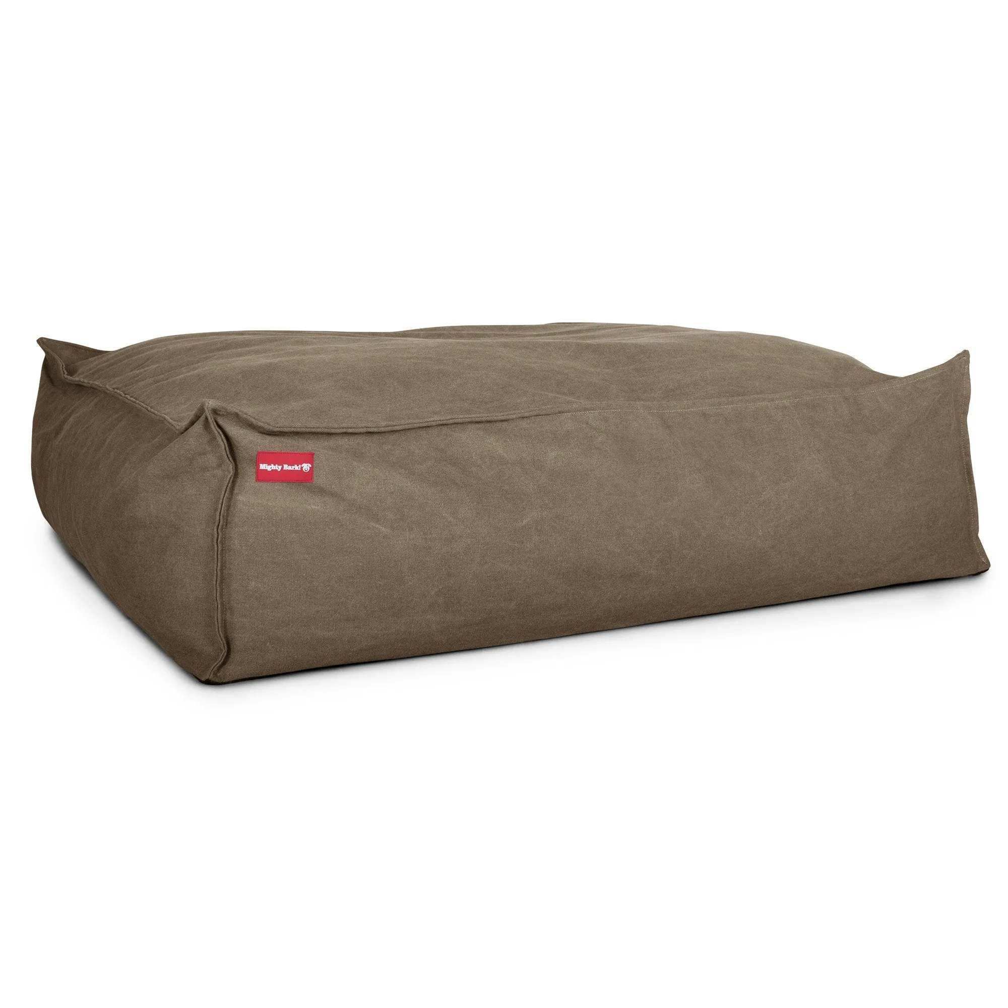 The Crash Pad  - Memory Foam Dog Bed - Stonewashed Denim Earth