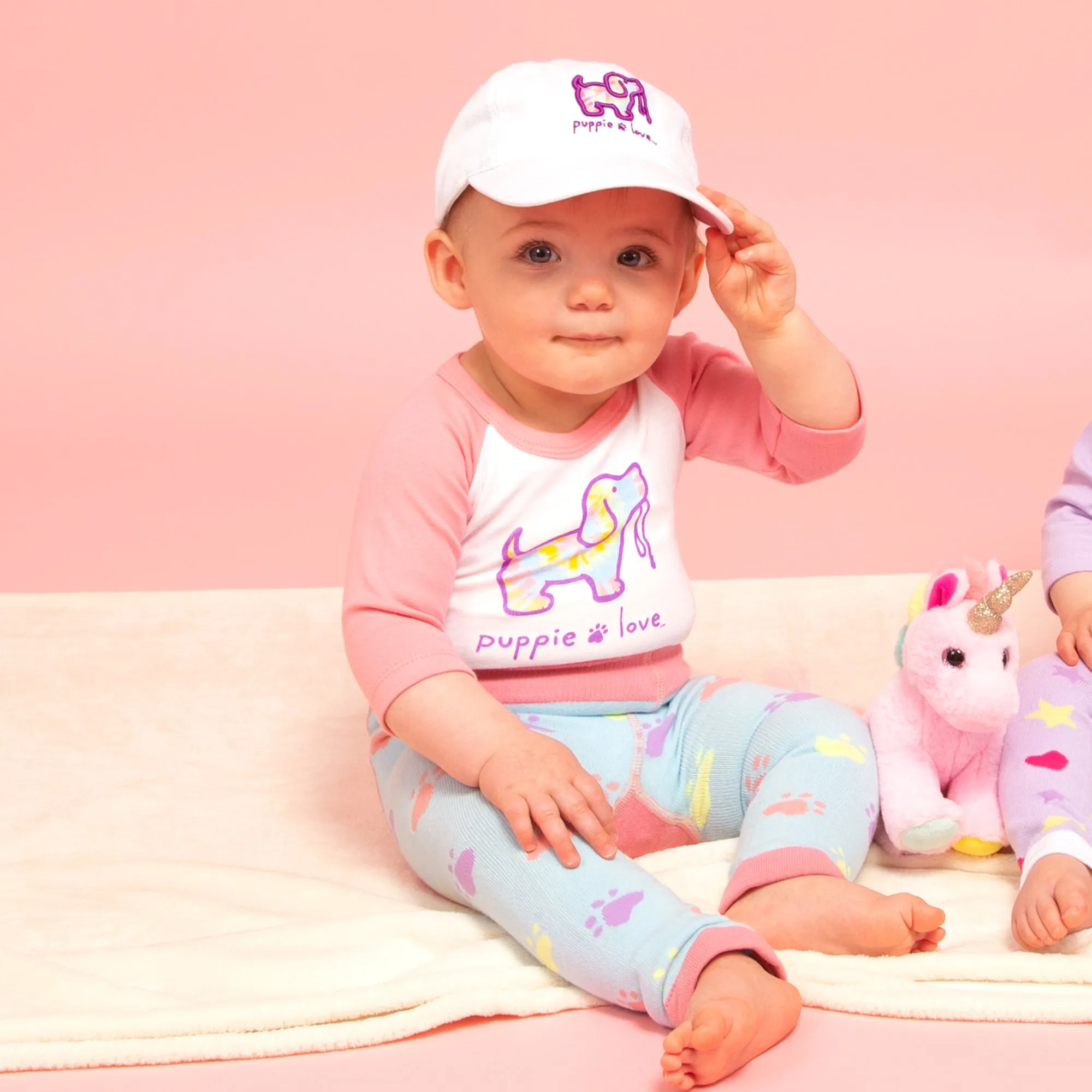 Tie Dye 18"-19" Adjustable Baby Hat